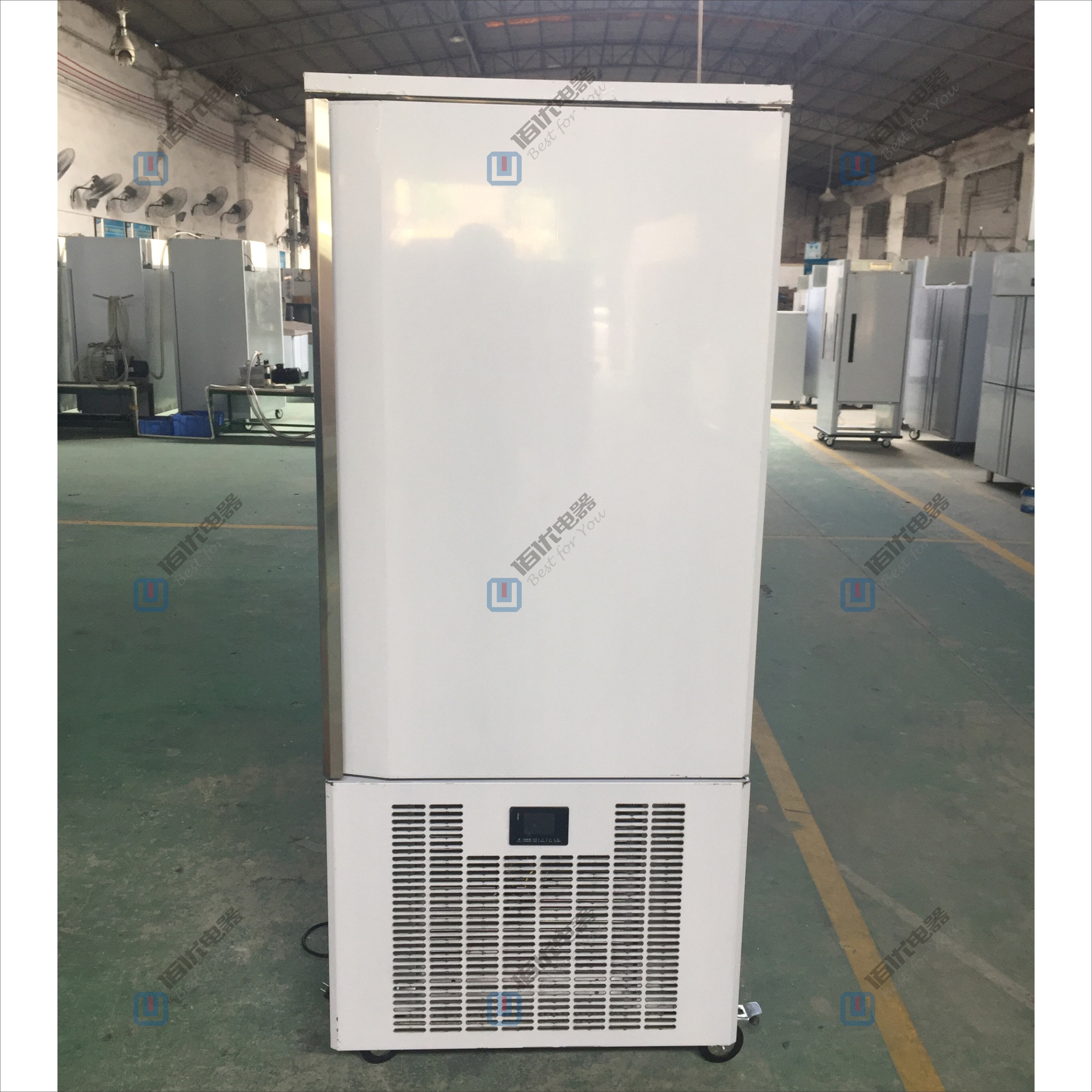 商用速凍柜，立式廚房冷柜，-40度冷柜 10盤速凍柜