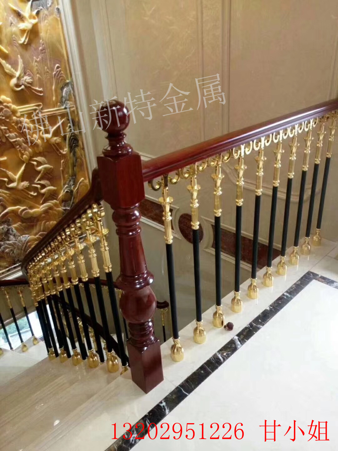 鋁藝樓梯圖片/鋁藝樓梯樣板圖 (2)
