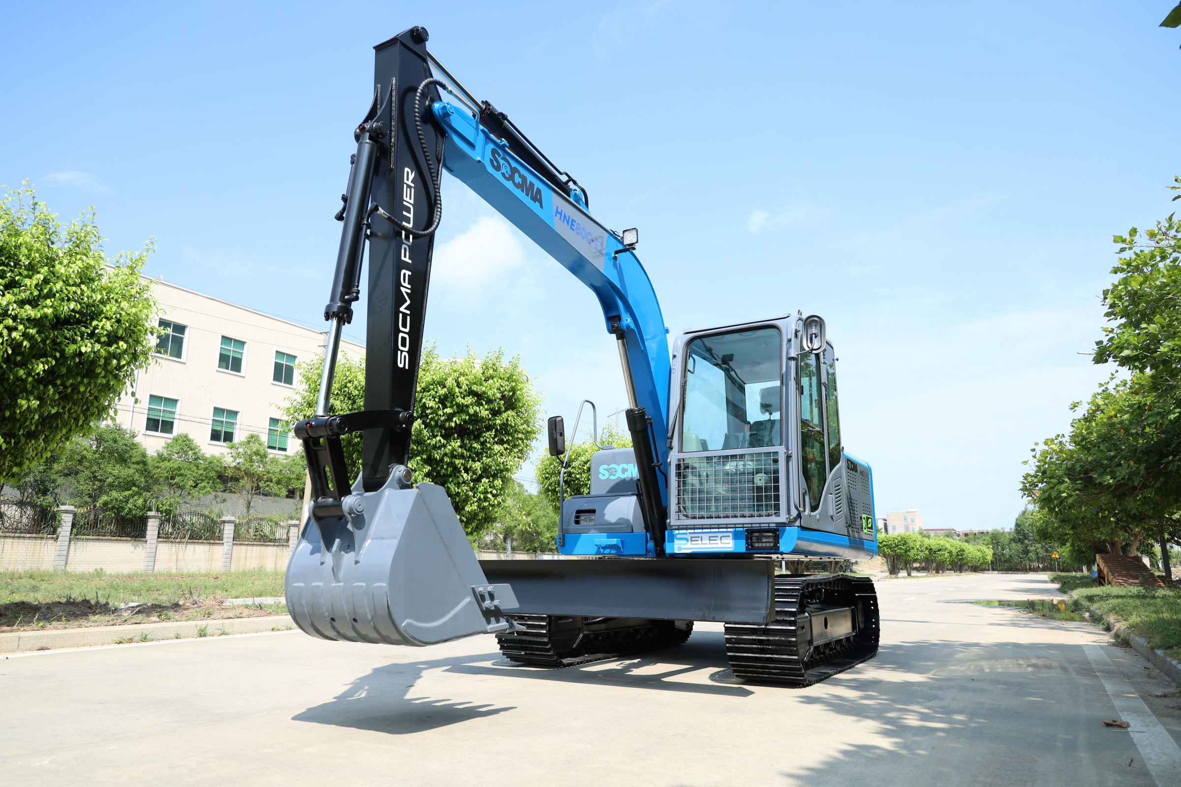 8噸純電動履帶挖掘機圖片/8噸純電動履帶挖掘機樣板圖 (2)