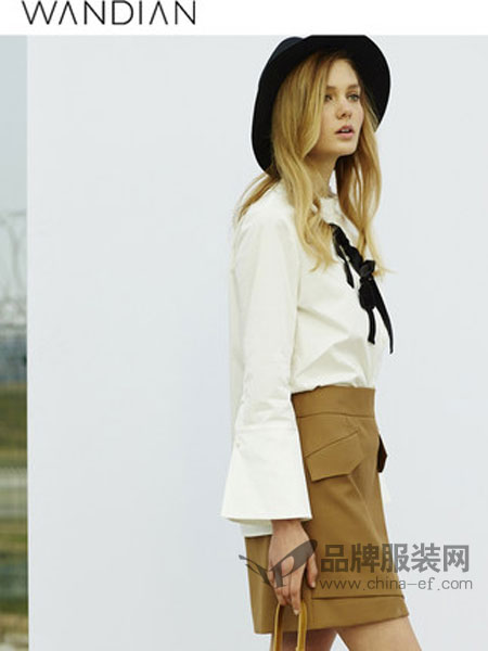 明星戚薇代言品牌折扣女裝婉甸圖片