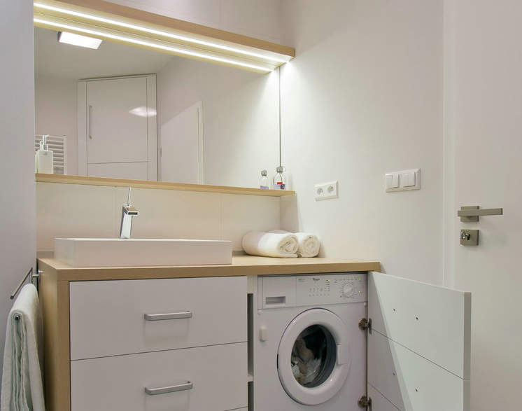 【裝修知識】洗衣機放在哪里合適？應該注意什么？ 精工藝匠 精工藝匠裝飾 精工藝匠裝飾1