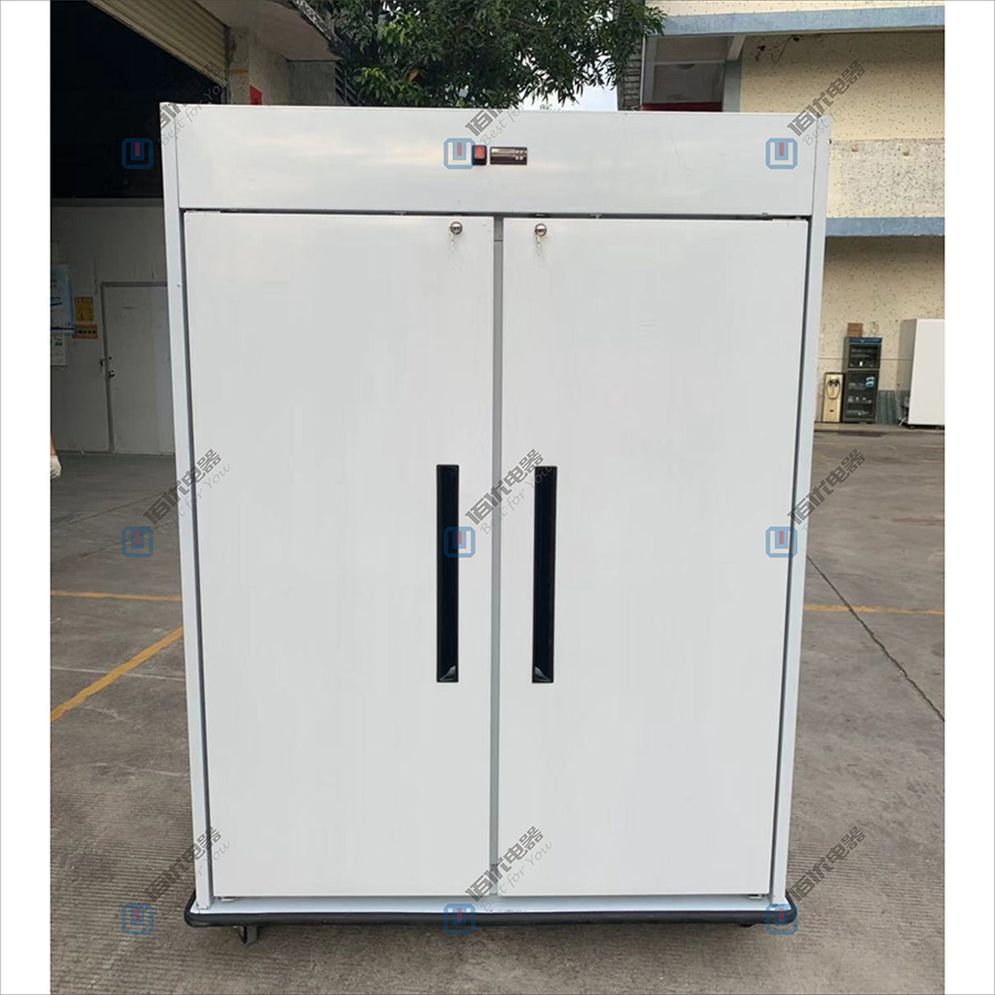 雙門宴會(huì)冷藏餐車柜，商用保溫柜，立式冷藏保鮮柜