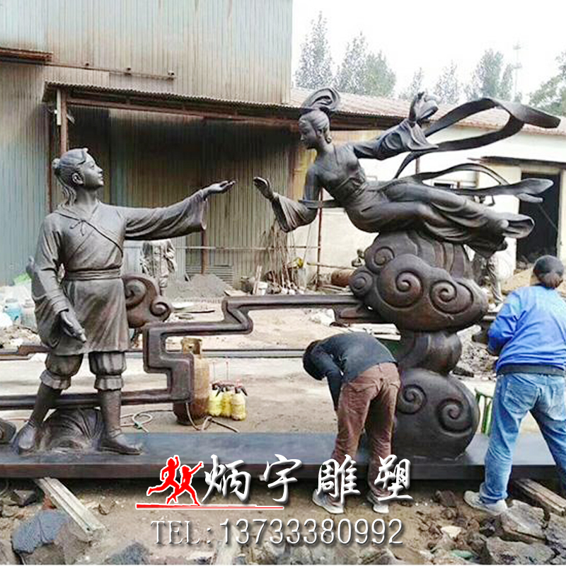 曲陽縣炳宇雕塑 嫦娥奔月雕塑圖片/曲陽縣炳宇雕塑 嫦娥奔月雕塑樣板圖 (3)