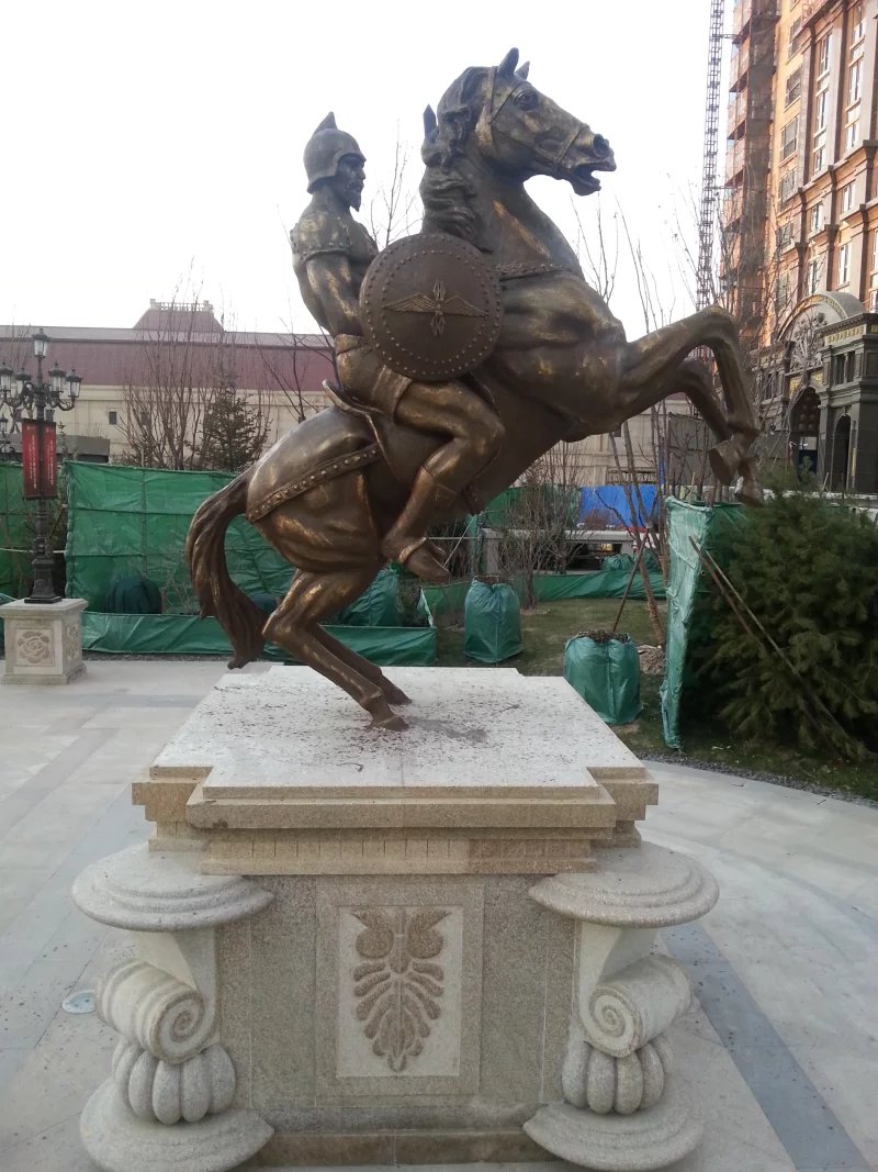 奔馬雕塑圖片/奔馬雕塑樣板圖 (4)