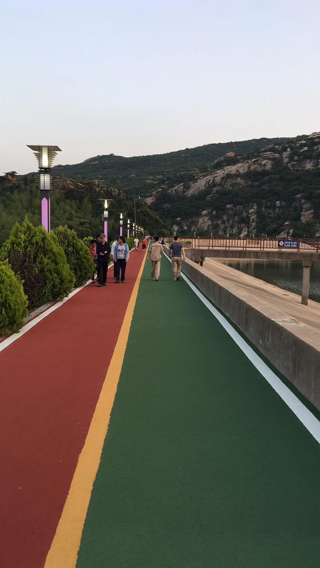 陶瓷顆粒路面圖片/陶瓷顆粒路面樣板圖 (1)
