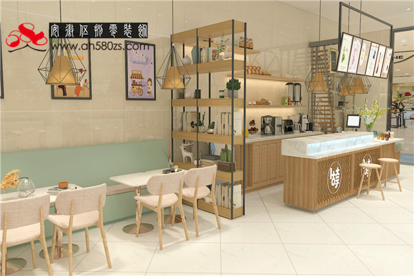 奶茶店裝修設計圖片/奶茶店裝修設計樣板圖 (2)