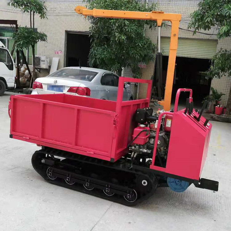 1噸履帶運(yùn)輸車 手扶搬運(yùn)車 隨車吊 農(nóng)田果園搬運(yùn)設(shè)備 爬坡虎