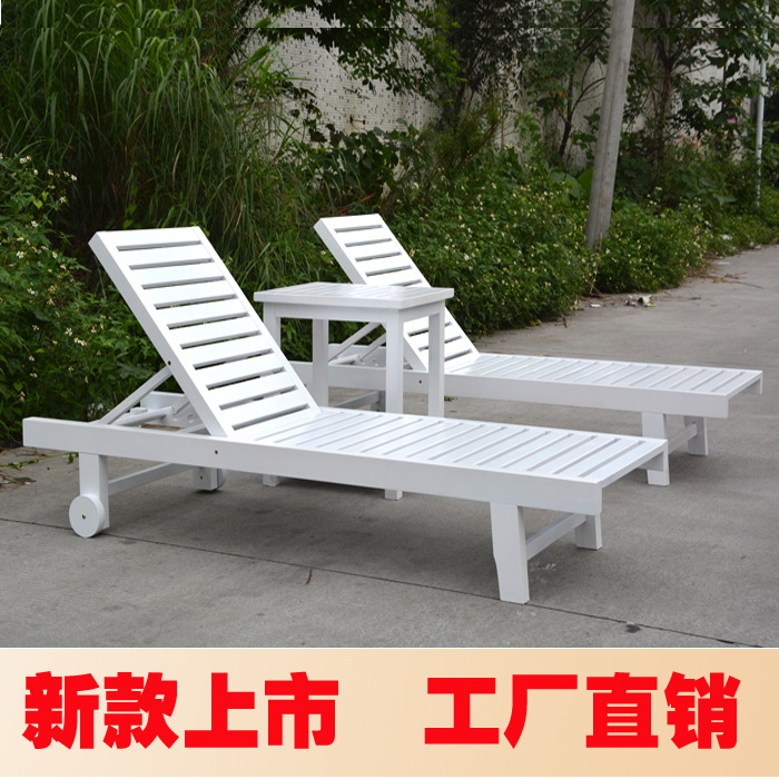 木質沙灘椅圖片/木質沙灘椅樣板圖 (3)