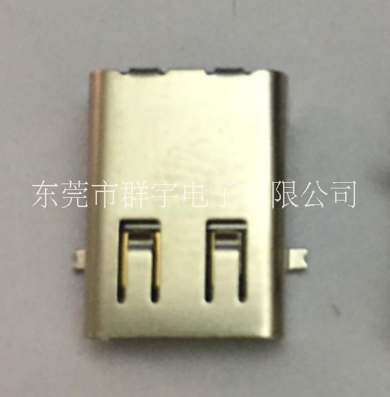 USB连接器厂家  3.1type-c母座加长款 价格  11.95mm前插后贴厂家直销图片