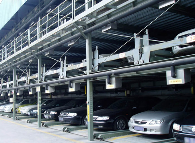 三層升降橫移車庫圖片