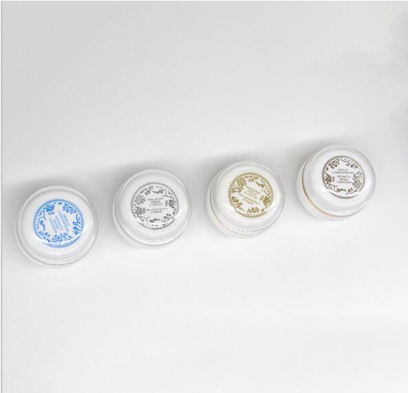 現(xiàn)貨30g白瓷瓶貴婦珍珠膏霜瓶化妝品瓶玻璃瓶印刷蓋銀邊亞克力瓶