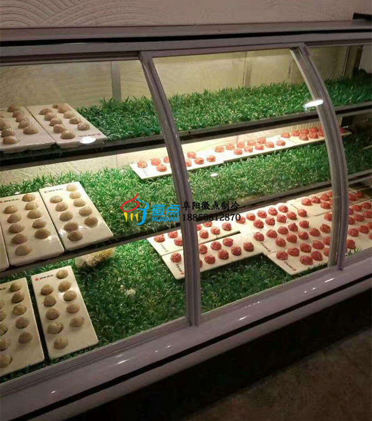 超市生鮮設(shè)備熟食展示柜圖片/超市生鮮設(shè)備熟食展示柜樣板圖 (2)