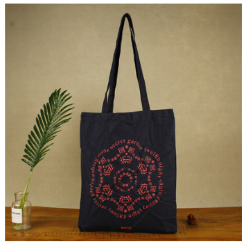 文藝印花環(huán)保學(xué)生手提帆布袋 定制棉布袋 手提帆布袋批發(fā) 帆布袋定制印logo