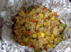 錫紙包飯做法圖片