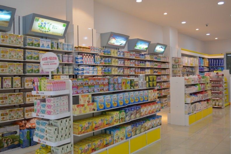 母嬰用品展柜圖片/母嬰用品展柜樣板圖 (2)