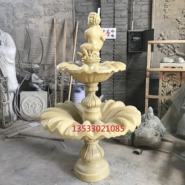 歐式噴泉雕塑_仿砂巖歐式噴泉雕塑圖片