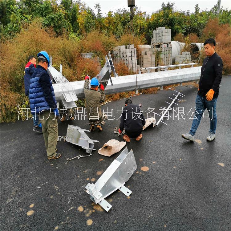 10KV電力鋼桿圖片/10KV電力鋼桿樣板圖 (1)
