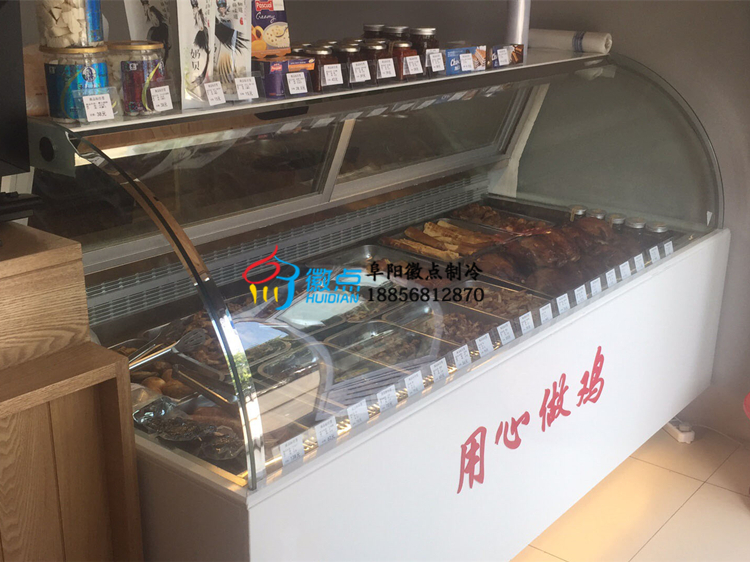 直冷/風(fēng)冷熟食柜弧形后開(kāi)門圖片