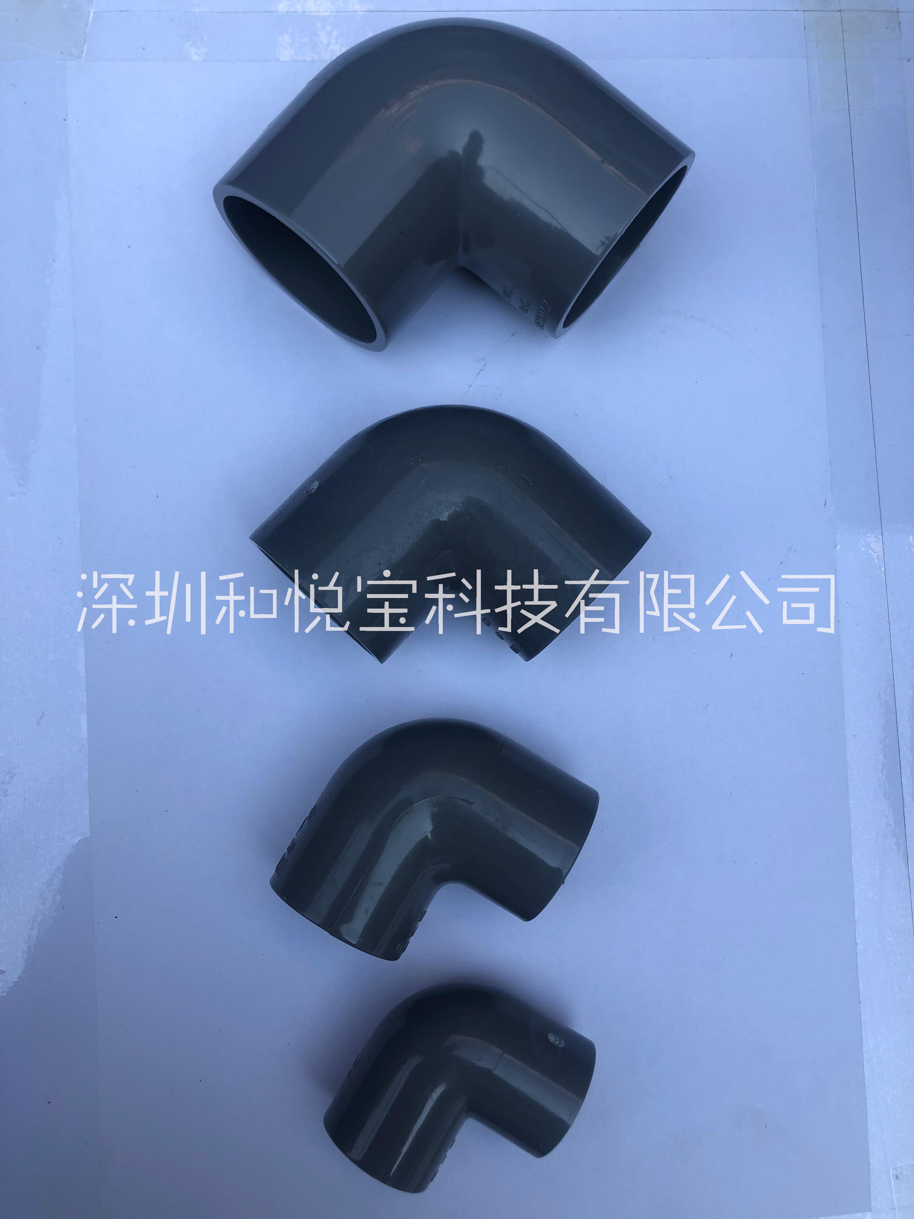 南亚 工业PVC45度弯头 灰色UPVC给水 PVC-U 内径20-400mm 国标