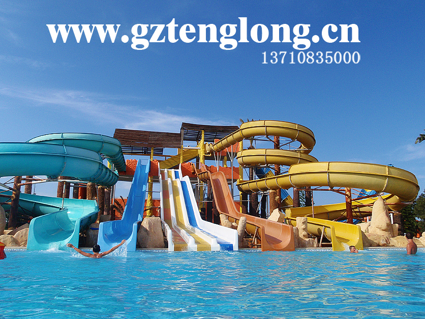 特色組合滑梯玻璃鋼水滑道圖片/特色組合滑梯玻璃鋼水滑道樣板圖 (4)