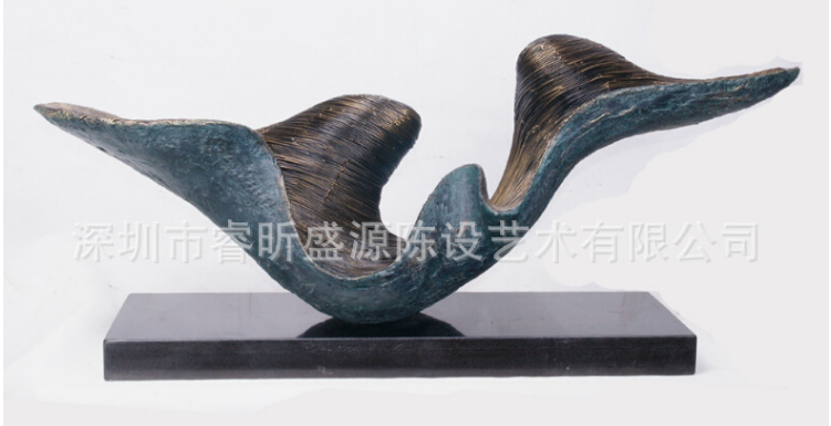 創(chuàng)意樹脂工藝品擺件  現(xiàn)代抽象風格酒店雕塑藝術品
