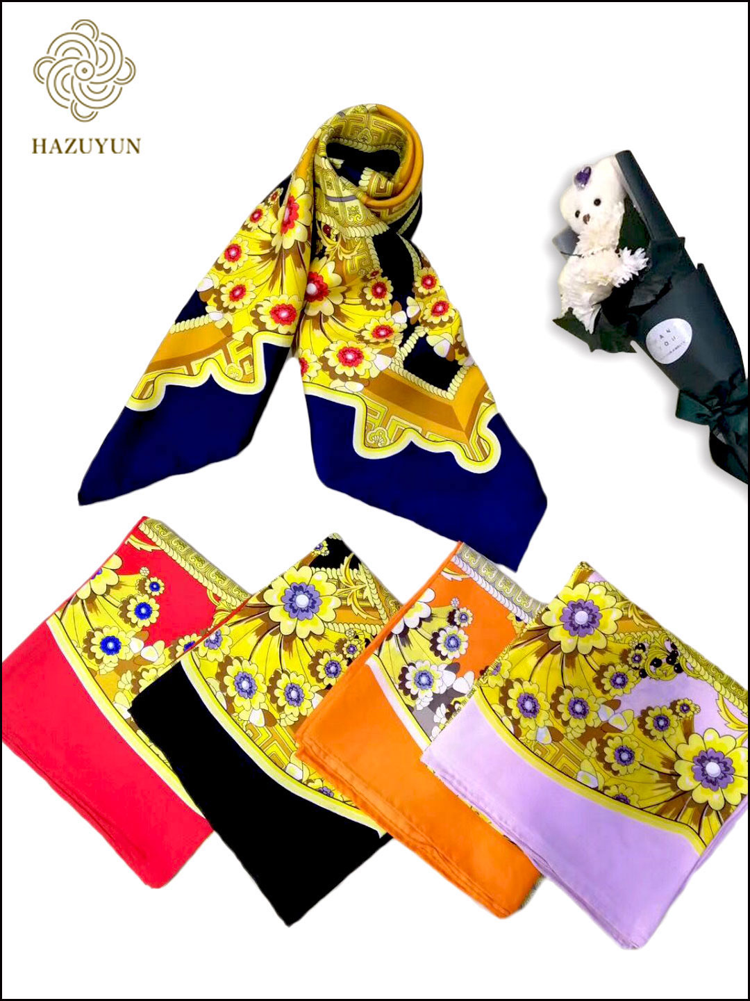 山東國(guó)蘊(yùn)春季新款絲巾團(tuán)購(gòu)圖片