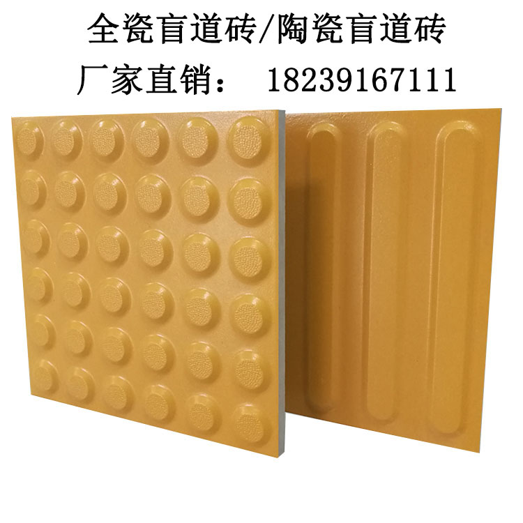 盲道磚廠家 眾光牌全瓷盲道磚圖片