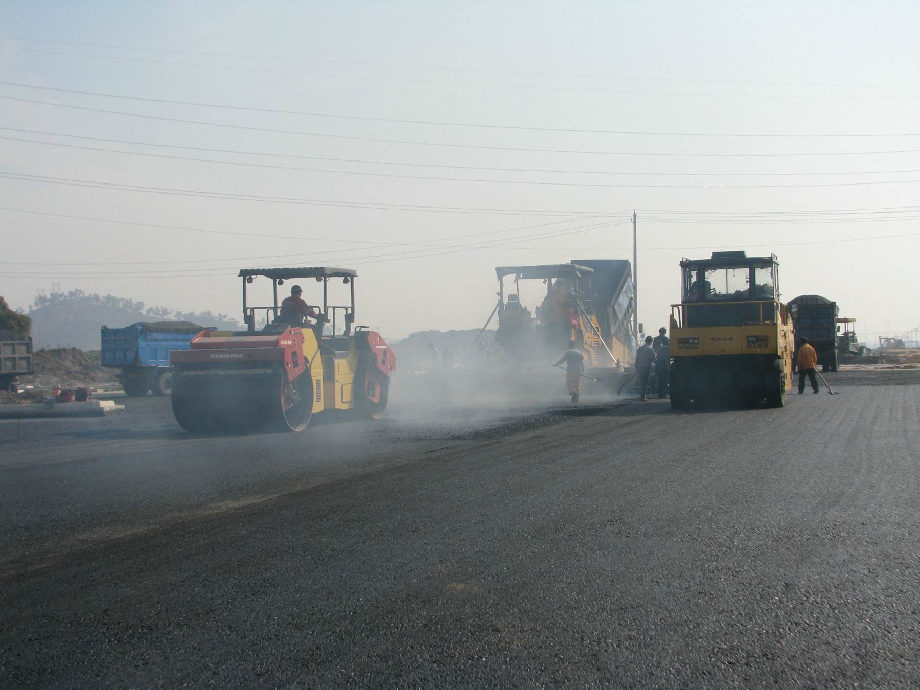 深圳瀝青攤鋪施工工程承接圖片