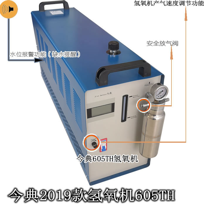 新一代605TH氫氧機新增功能