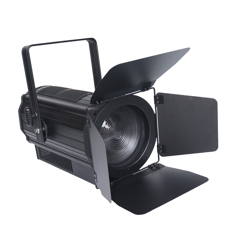 雅淇燈光 400W LED變焦聚光燈 雙色溫面光燈 電子調(diào)光影視燈 直播間照明燈