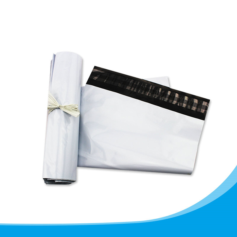 新料材質(zhì)白色快遞袋批發(fā)定制  白色快遞袋批發(fā)   加厚定做印刷防水包裝袋