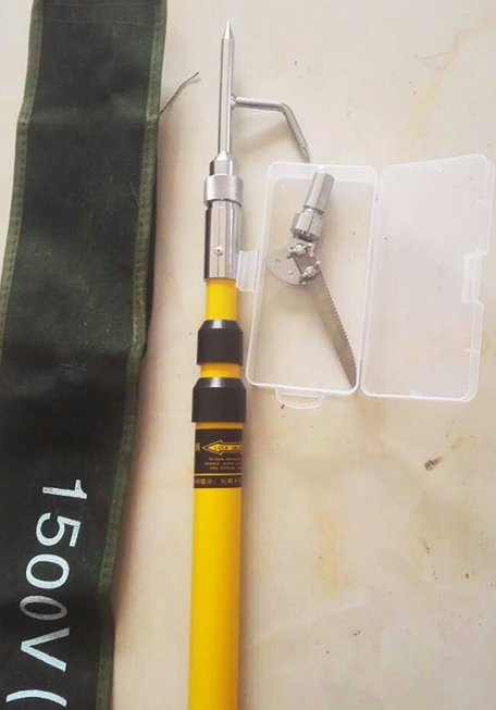 接觸網(wǎng)專用異物棒 異物勾取桿圖片