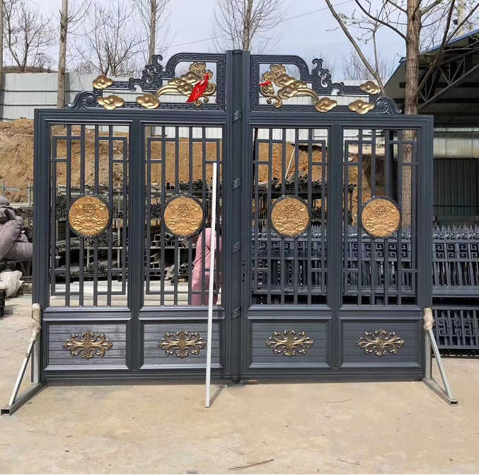 豪華歐式鋁藝大門圖片/豪華歐式鋁藝大門樣板圖 (3)