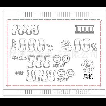 农业残留速测仪段码液晶屏农业残留速测仪段码液晶屏 气体涡轮液量计液晶屏 木材水份测试仪 电子节拍器段码液晶屏