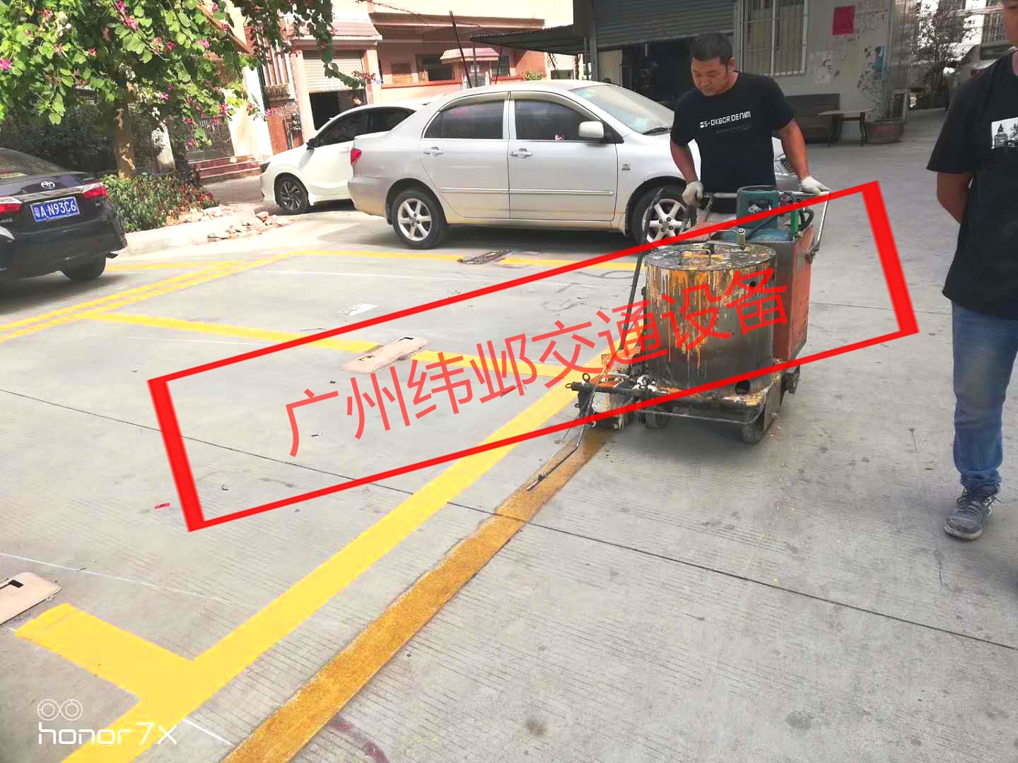 車位劃線圖片/車位劃線樣板圖 (4)