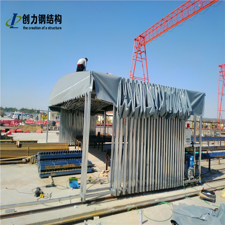 推拉篷倉儲蓬排擋篷圖片/推拉篷倉儲蓬排擋篷樣板圖 (3)