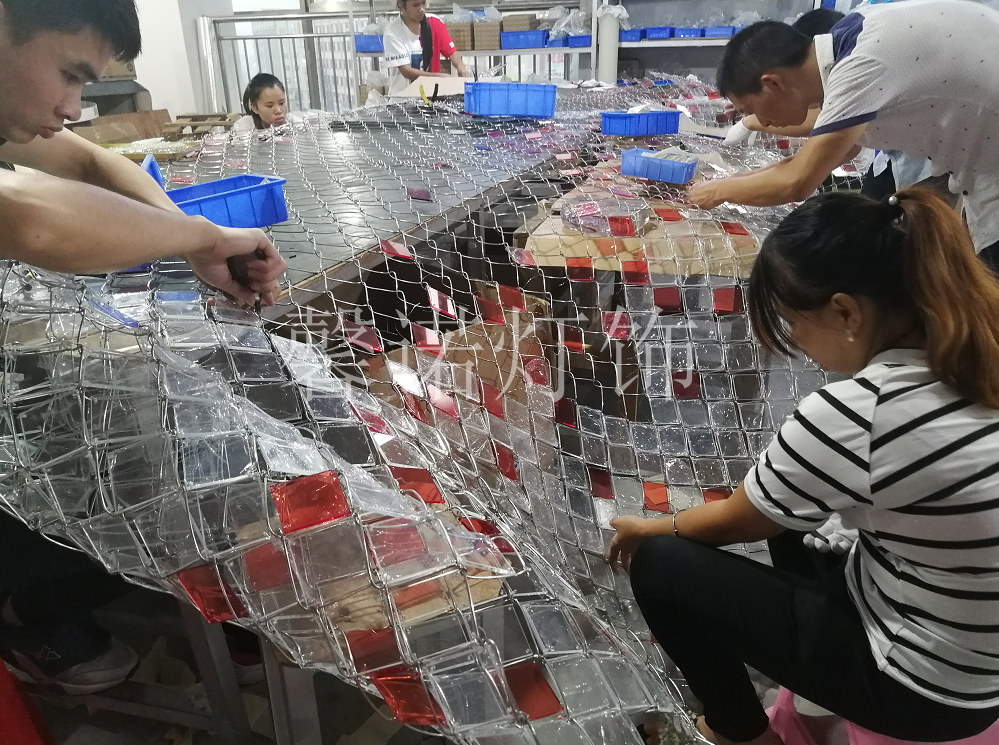 非標(biāo)工程燈定制 工廠試裝