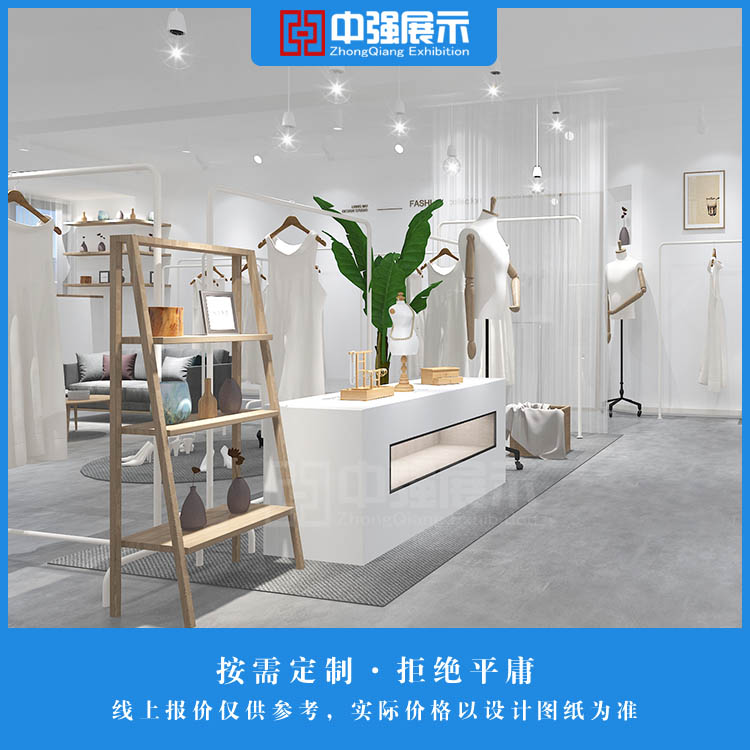 南京服裝展柜展示柜定制2020新款服裝店鋪裝修設(shè)計(jì)