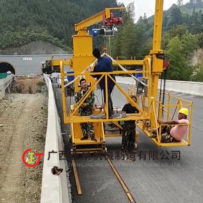 多功能新型桥梁检测车,桥梁雨水管施工图片