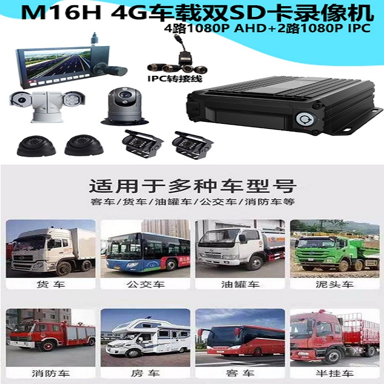 迷你型车载SD卡录像机 4G车载双SD卡机 车载监控 车载远程监控