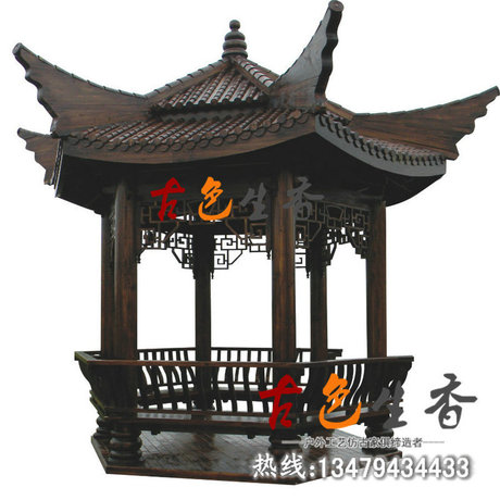 四角戶外涼亭圖片/四角戶外涼亭樣板圖 (4)
