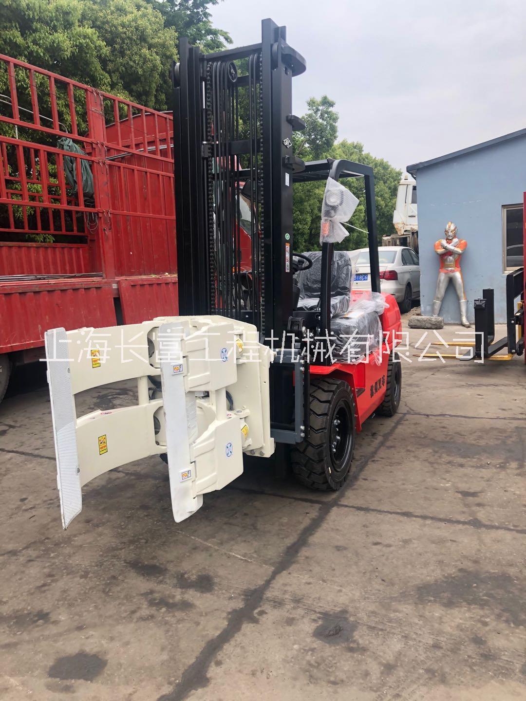 全新杭州抱夾叉車 卡斯卡特圓抱夾配新3噸杭州叉車 抱夾開口1.35-1.8