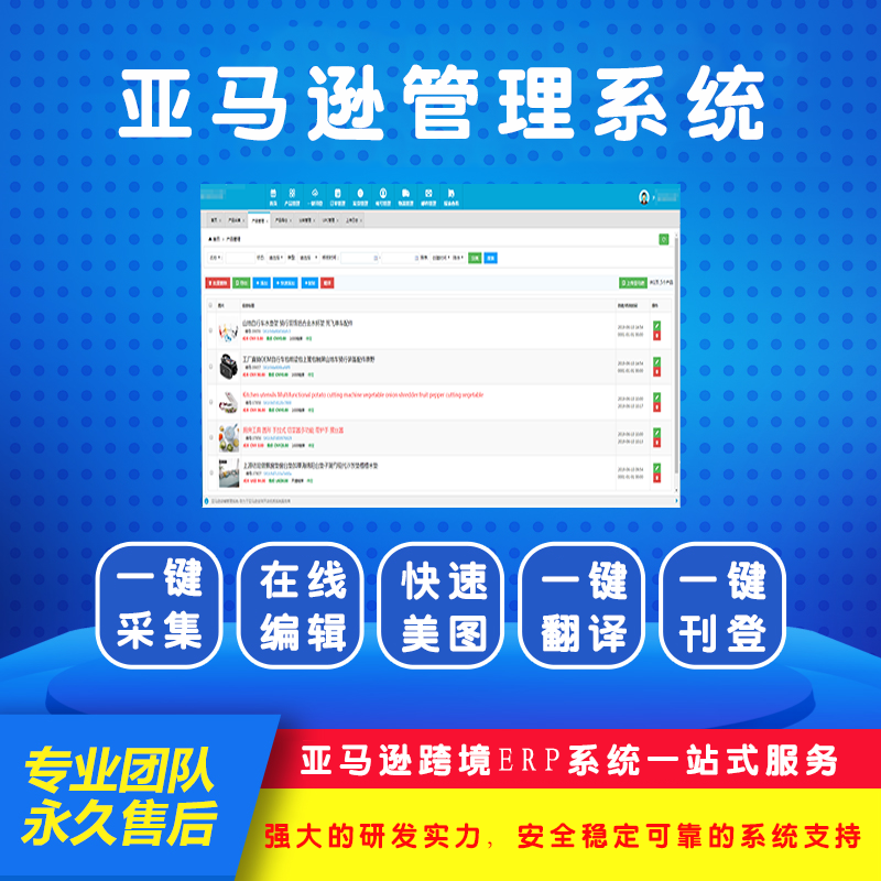 亚马逊erp跨境系统oem贴牌定制开发