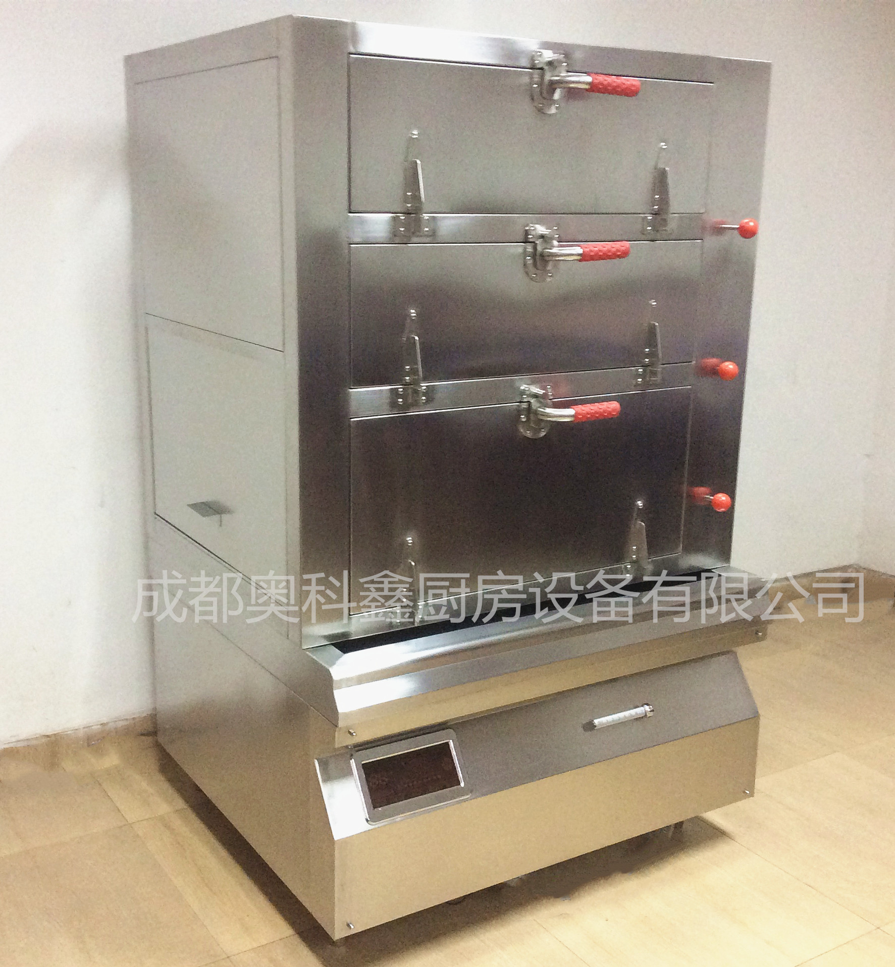 成都廚房設備公司電磁三門蒸柜圖片