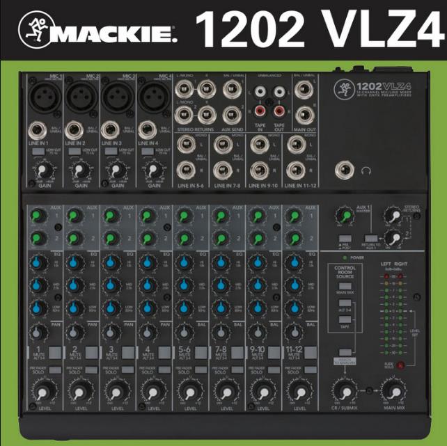 美奇(MACKIE)1202VLZ4 12通道调音台参数厂家 1202VLZ4调音台