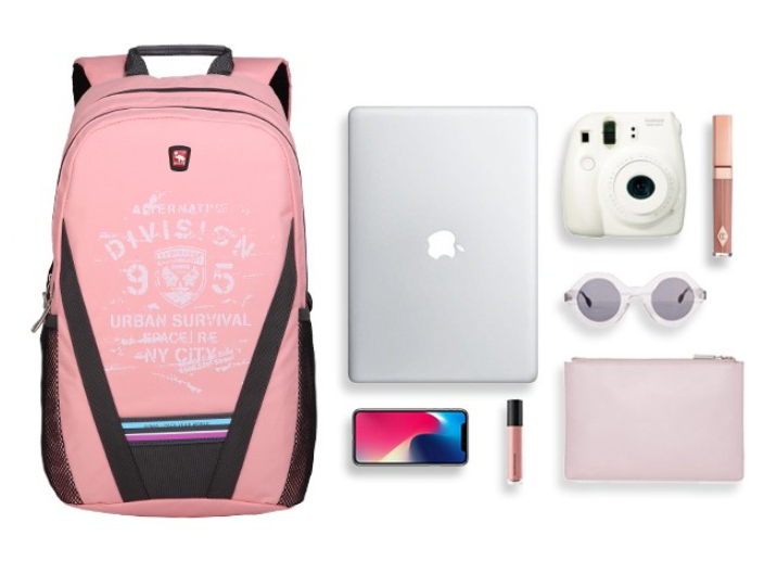 愛華仕（OIWAS）雙肩背包  休閑學(xué)院書包 戶外旅行背包 2894