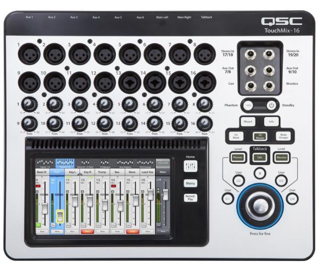 北京市熱銷QSC TouchMix-16 緊奏型數(shù)字調(diào)音臺 QSC  TouchMix-16