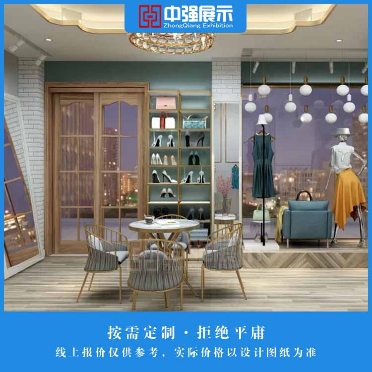 女裝店展示柜圖片/女裝店展示柜樣板圖 (2)