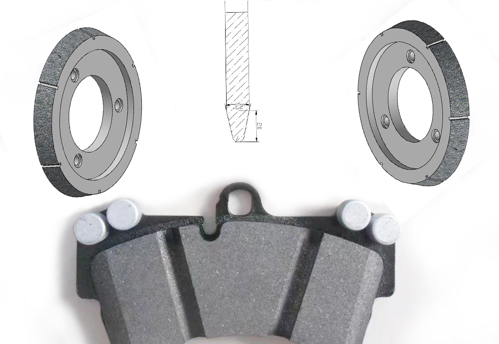 刹车片倒角轮图片