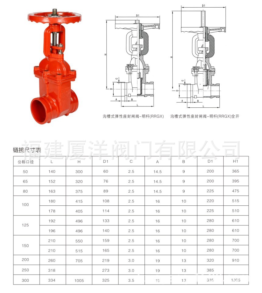 明桿閘閥圖片/明桿閘閥樣板圖 (4)